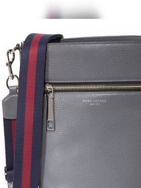 Marc Jacobs Gotham Leather Bucket Bag - Gray